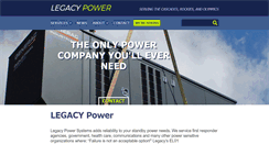Desktop Screenshot of legacypower.com